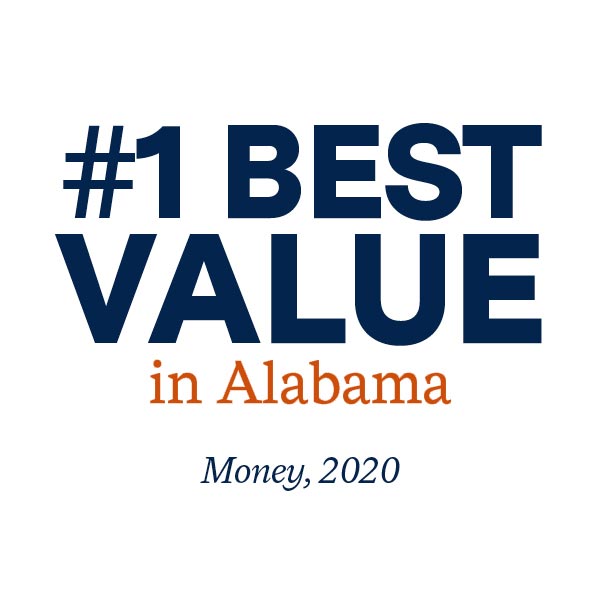 ＃1阿拉巴马州的最佳价值 - 货币2020